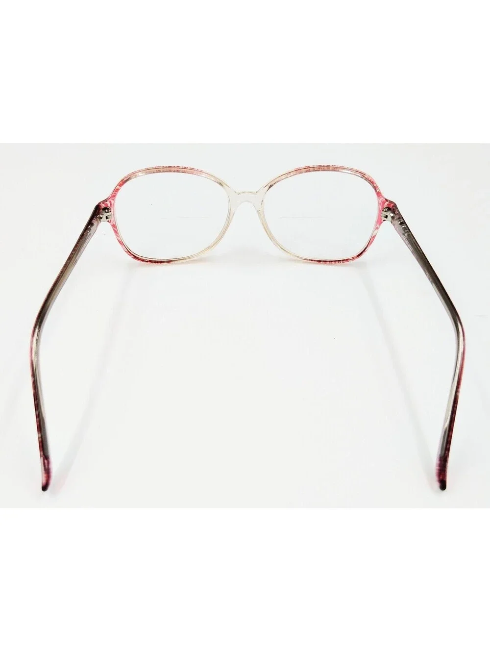 53rd ST Rose Eyeglasses Frames 53-16-135 Pink Striped Oval Womens Vintage